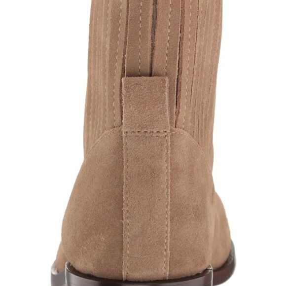 Dolce Vita Linny H2O waterproof suede  ankle boot in tan/truffle size 10 NWT - Picture 2 of 8